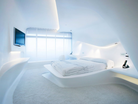 director Persistente necesidad Hotel de diseño en Madrid | Puerta América, planta 1 por Zaha Hadid
