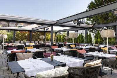 Karrara Terrasse Restaurant at Hotel Puerta América, Madrid