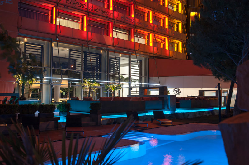 Liquid 41 Pool Terrace at Puerta America Hotel, Madrid